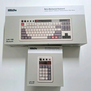 8bitdo 레트로 키보드 + 키패드 세트