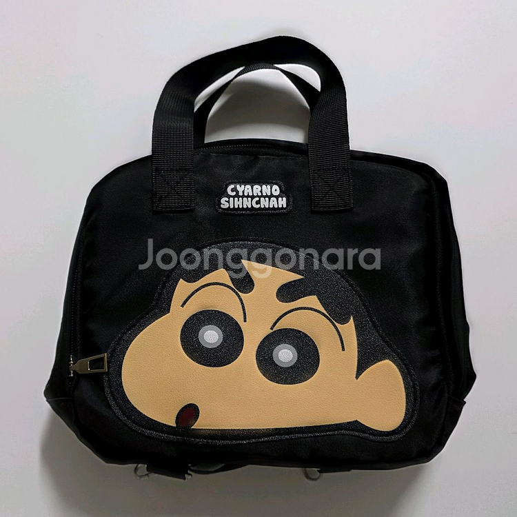 짱구 가방 백팩 토트백 숄더백 (블랙)--0