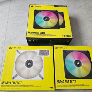 CORSAIR 커세어 ML 140 팬 4개