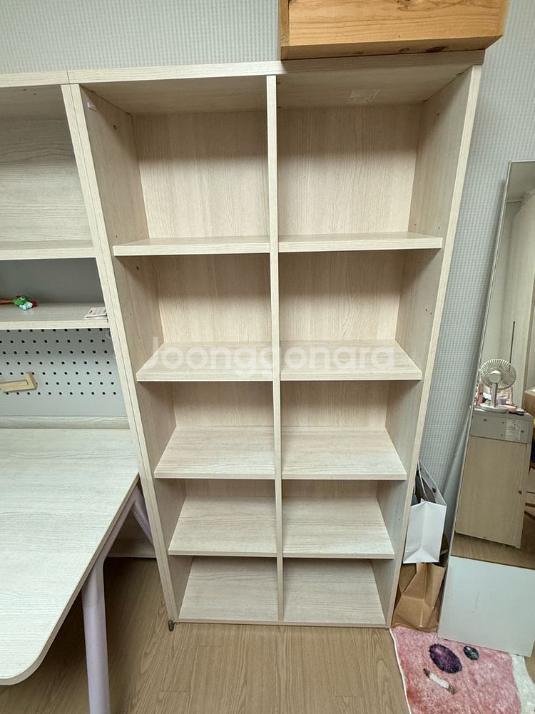 일룸 로이 책상(서랍x), 책장 + 시디즈 서울대의자--3