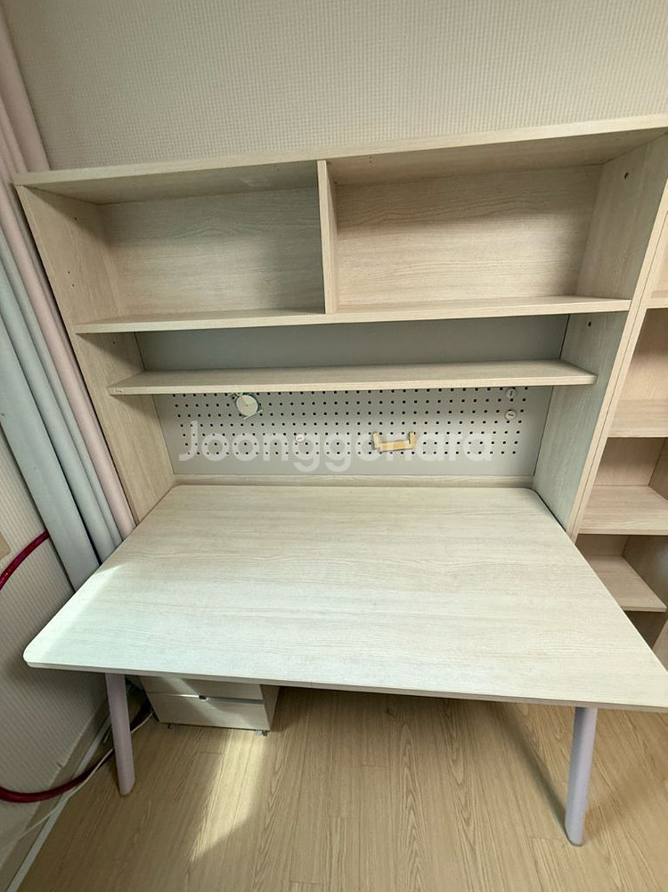 일룸 로이 책상(서랍x), 책장 + 시디즈 서울대의자--5