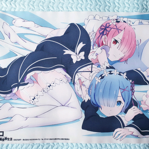 Re:zero 렘 람 공식 마우스패드 데스크패드 메이드