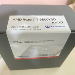 AMD 라이젠7 6세대 9800X3D 멀티팩 정품
