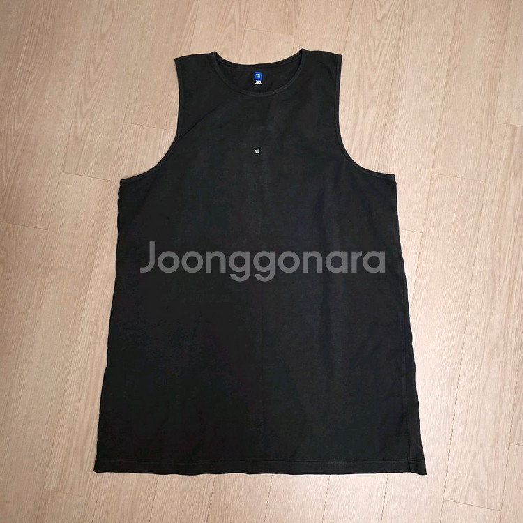 (새상품) 이지 갭 발렌시아가 루즈탑 탱크 블랙 XL--0