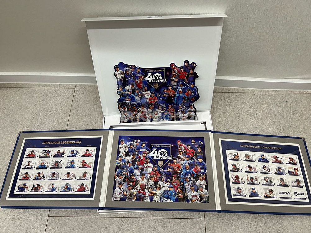 KBO 40주년 레전드 우표(비매품)--2