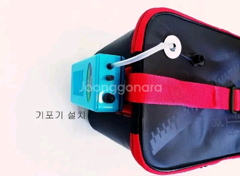 하드밑밥통겸살림통30cm+기포기(베터리2개포함)--7