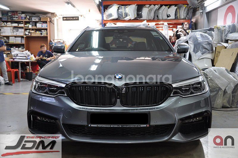 BMW 5시리즈 G30 M5 F90 블랙카본 키드니그릴--5