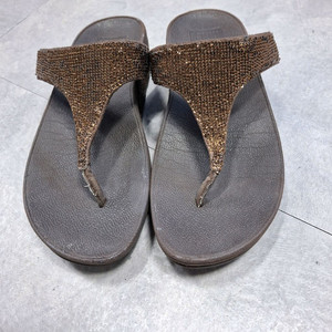 핏플랍 웨지 슬리퍼 통굽 샌들4cm(245)