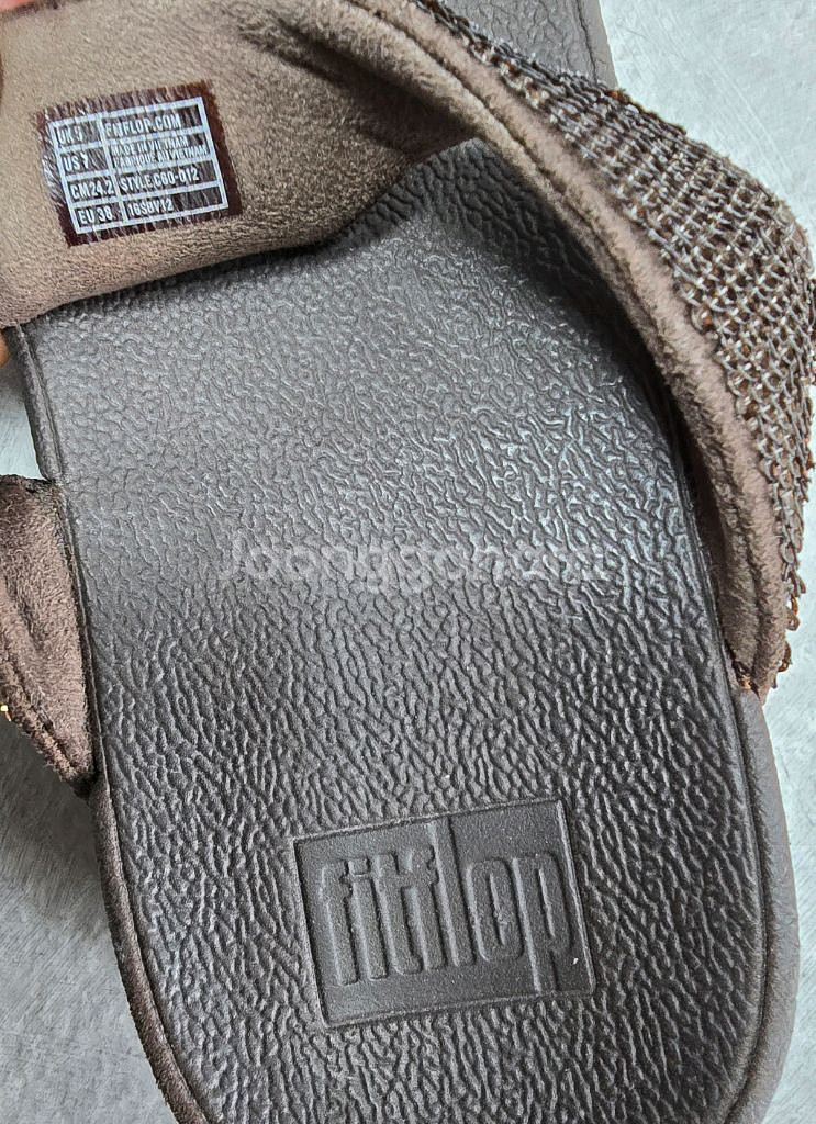 핏플랍 웨지 슬리퍼 통굽 샌들4cm(245)--3