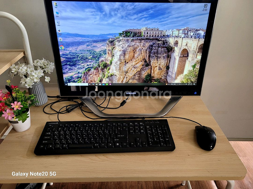 삼성 일체형 컴퓨터 i5--0