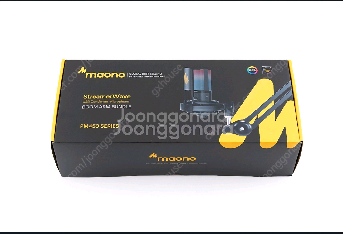 마오노 PM450 USB 콘덴서 마이크 풀 세트--3