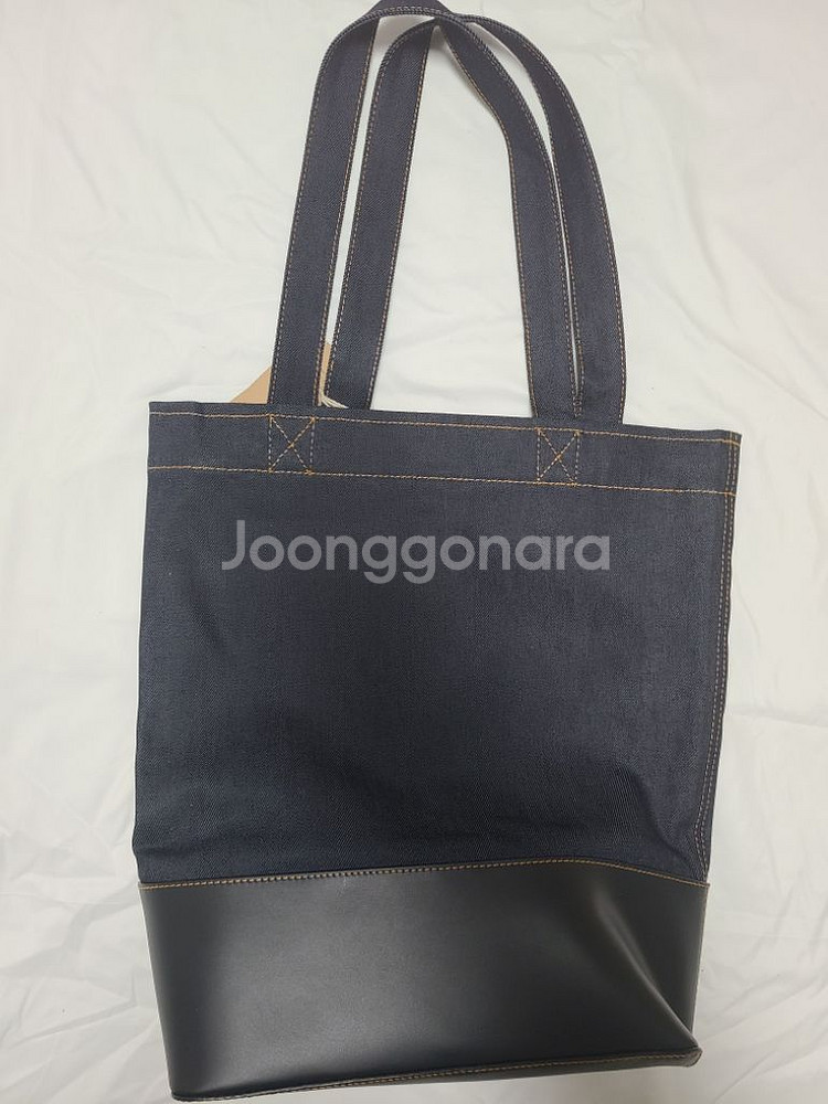 아페쎄 악셀 토트백 데님 에코백--6