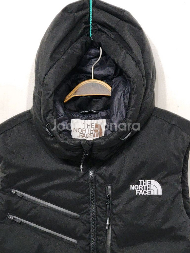 (M) 노스페이스 패딩조끼 블랙 거위털 다운 베스트--1