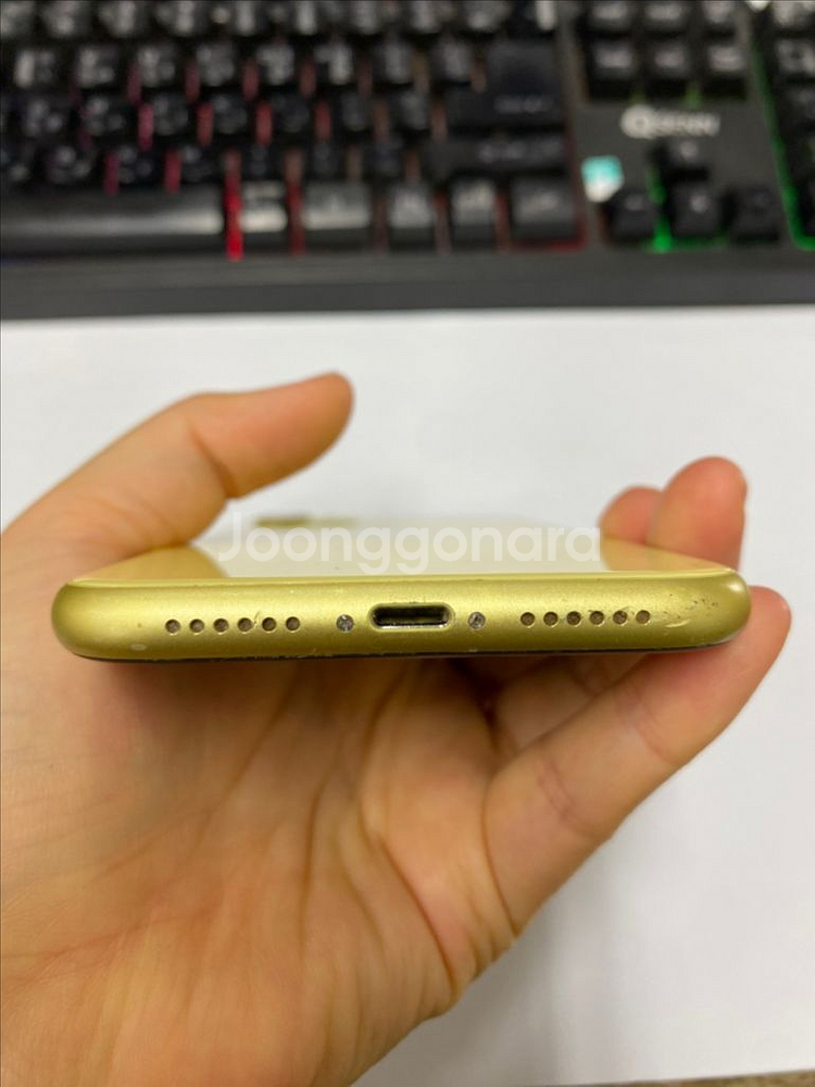 아이폰11 옐로우 액정SS급 64G 배터리100%--6