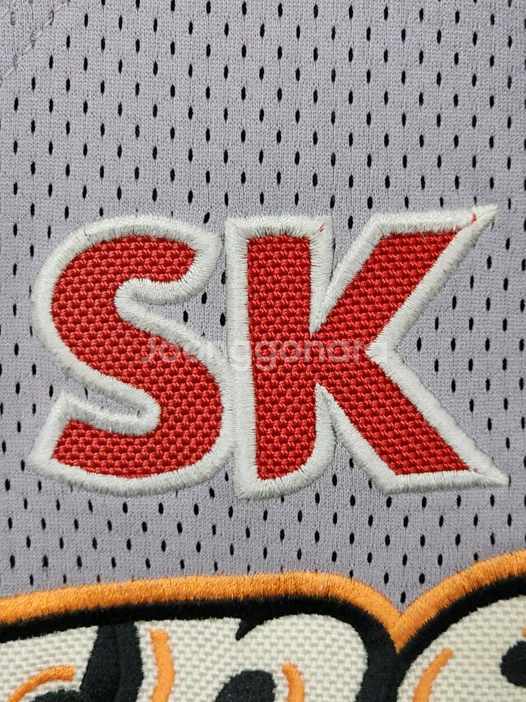 (100) SK 와이번스 야구져지 반팔 노마킹 유니폼--3