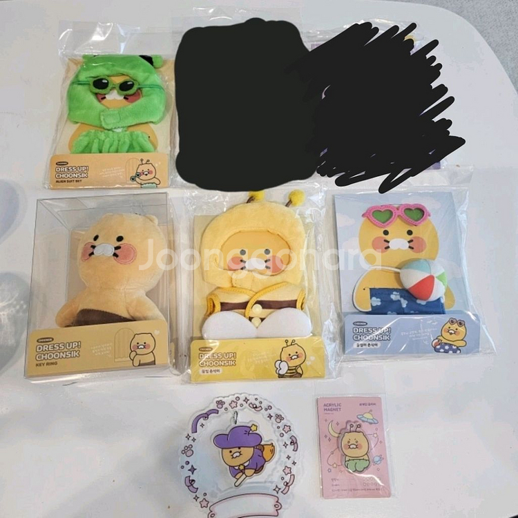 춘식이 드레스업 인형 키링, 의상, 스탠드, 마그넷 등--0