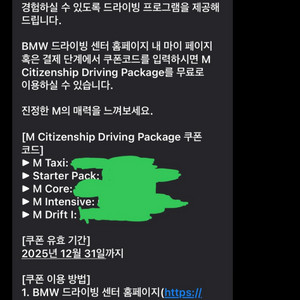 bmw m 드라이빙 패키지 5종 팝니다