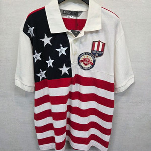 지프 성조기 스트라이프 카라반팔 L