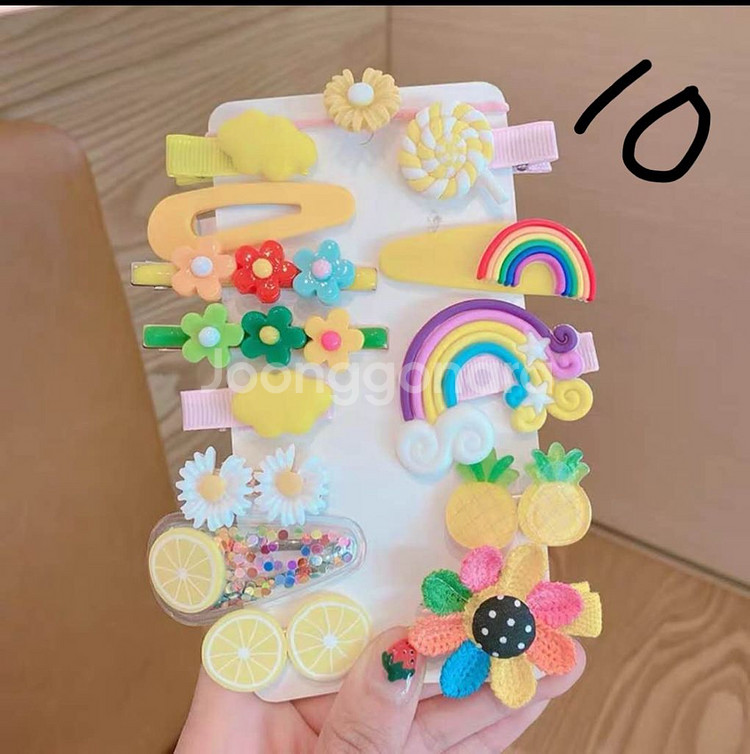 아기 집게핀 아기 리본 아기 머리핀 판매합니다--9