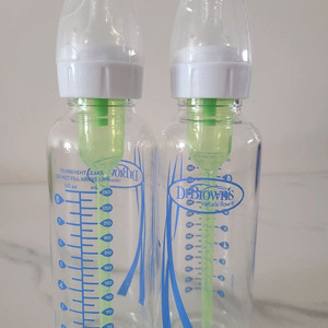 닥터브라운 유리젖병 250ml 2개(거의 새것)