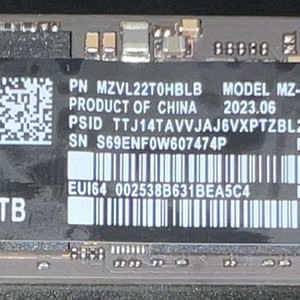삼성 980 PRO 2TB m.2 SSD