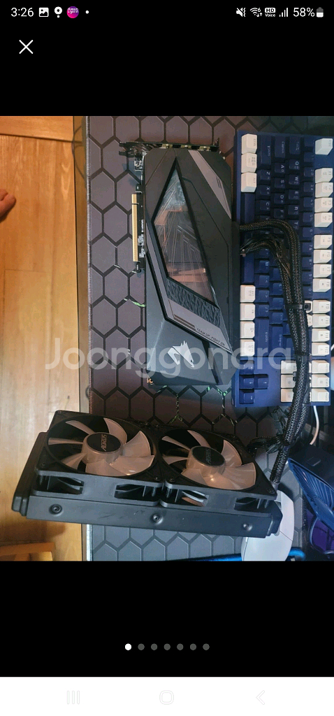 그래픽카드 RTX 2080 Xtreme 워터 지포스--1
