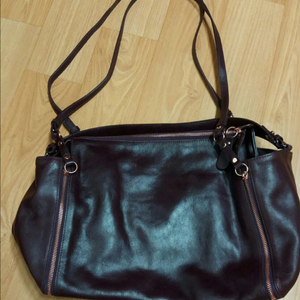 정품 atti.k 에띠케이 가죽 숄더백 와인색고현정백으