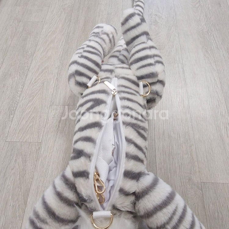 새상품) 타이거 백호 인형 백팩 60cm--3