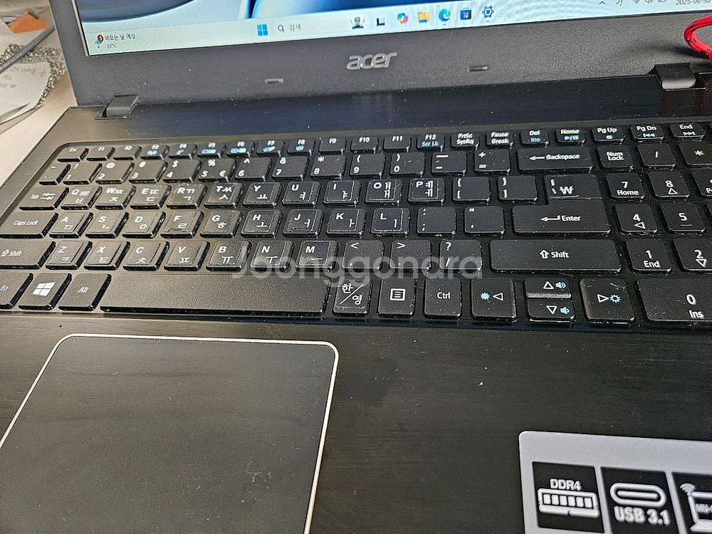Acer 6세대 i5 15.6인치 노트북 팝니다.--7