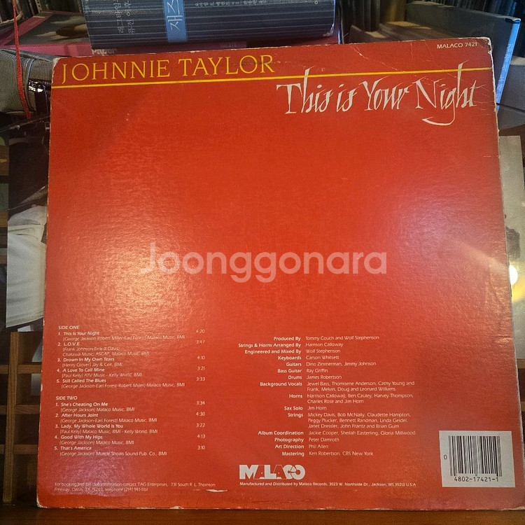 Johnnie Talor.this is your nig--1