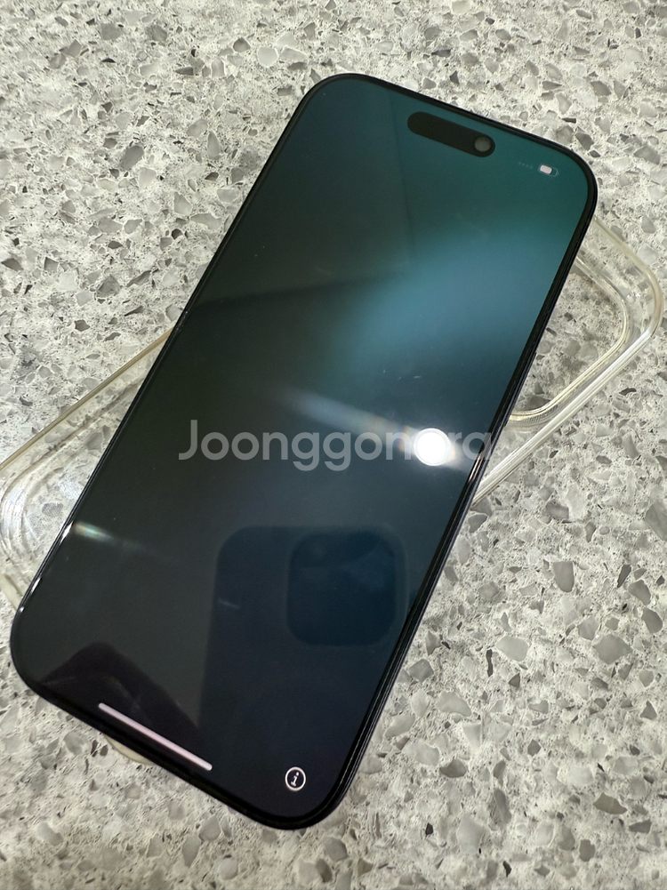 아이폰16pro 256gb 블랙 배터리 17사이클--1
