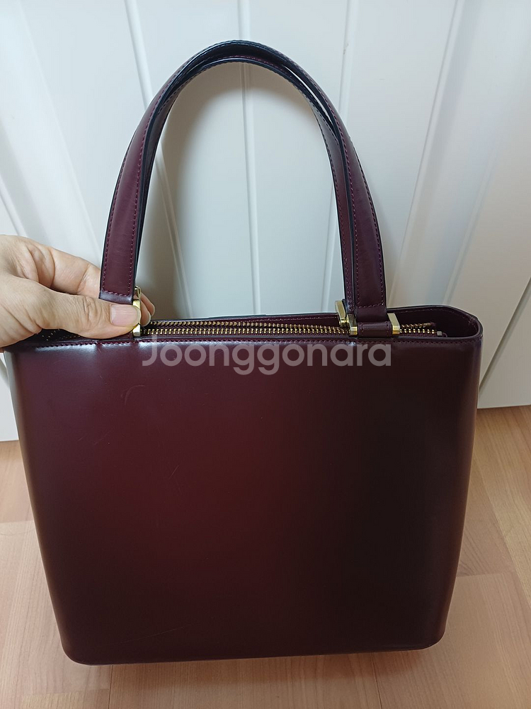 루이가또즈 버건디 토트백--1
