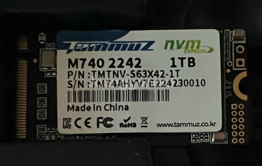 Tammuz M740 2242 1TB SSD--2