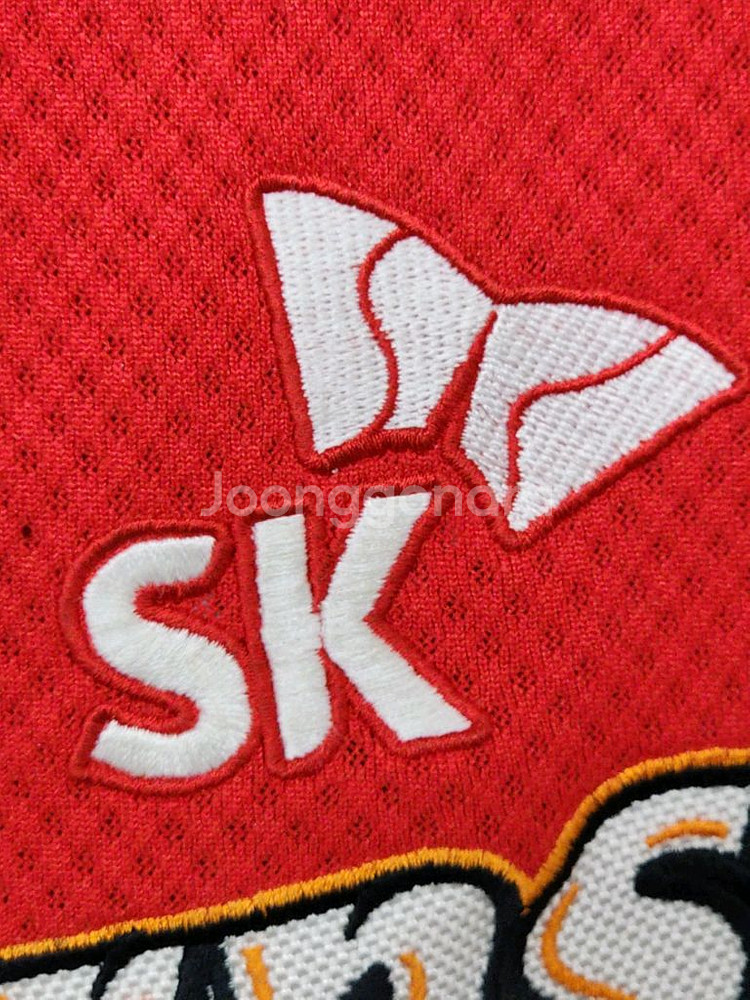 (S) SK 와이번스 야구져지 반팔 김태현 마킹 유니폼--3