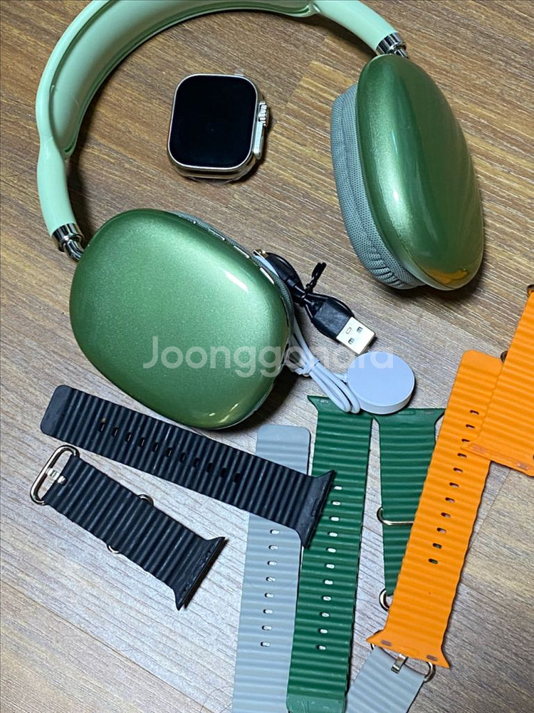 수상한 애플짝퉁세트(에어팟맥스+애플워치) 새상품--2