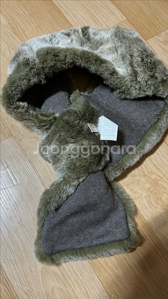 씨티지 토끼털 목도리 털 너무 보드랍고 예뻐요.다른 물--1
