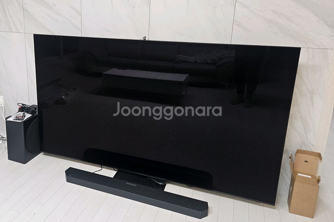 Tv ss급 삼성 QLED 85인치 + 사운드바--0