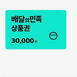 배달의 민족 3만원
