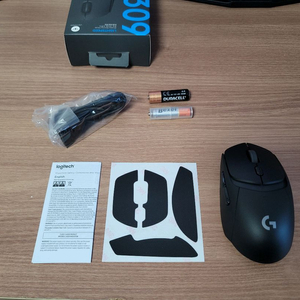로지텍 G309 저소음 무소음 개조 마우스 블랙