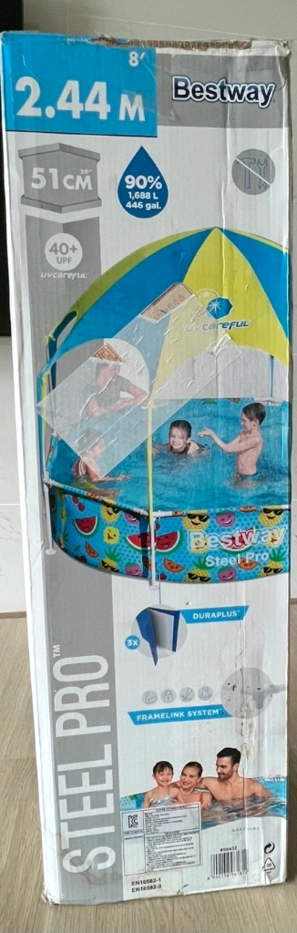 풀장 베스트웨이 스틸프로 풀장 2.44m--0