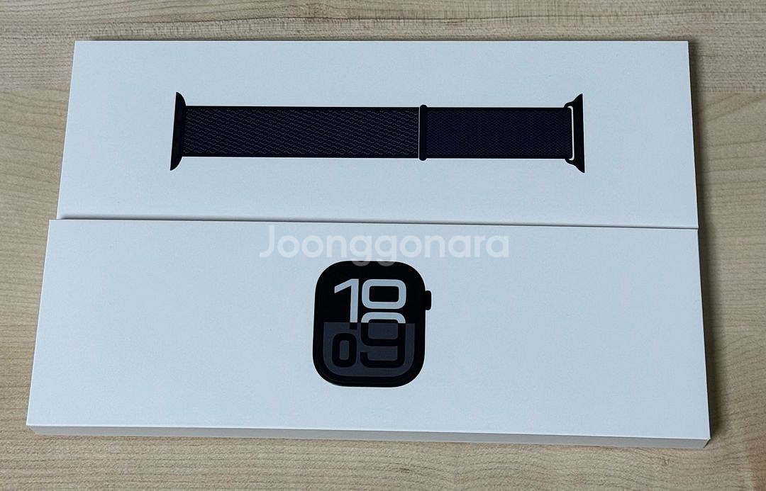 애플워치 10 제트블랙 42mm gps--1