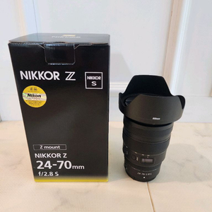 니콘 z24-70 24-70mm f2.8 렌즈 팝니다