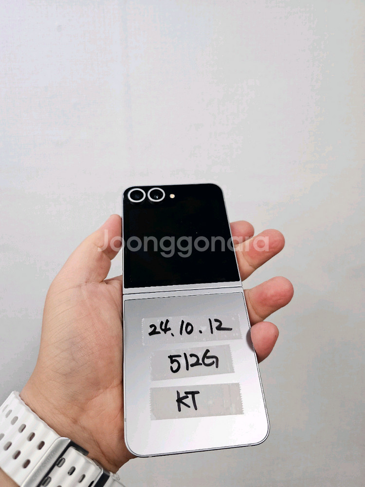 갤럭시z플립6 512G 실버--0