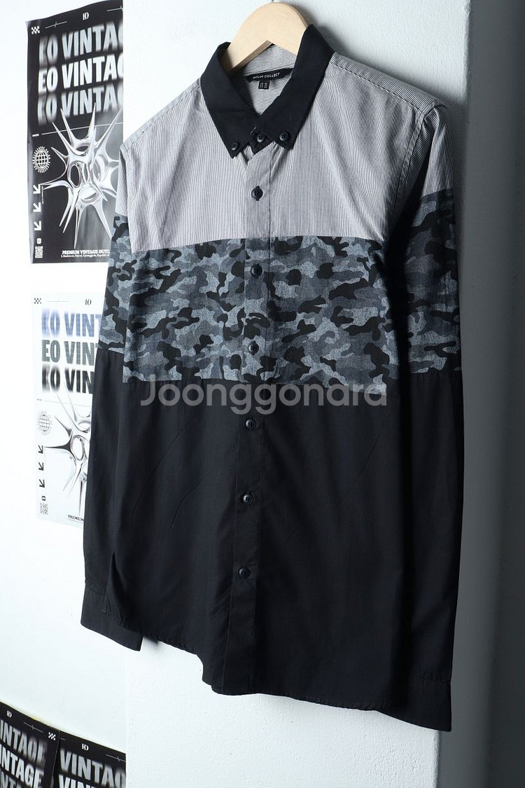 (XL) 브랜드빈티지 셔츠 남방 카모 패턴--0
