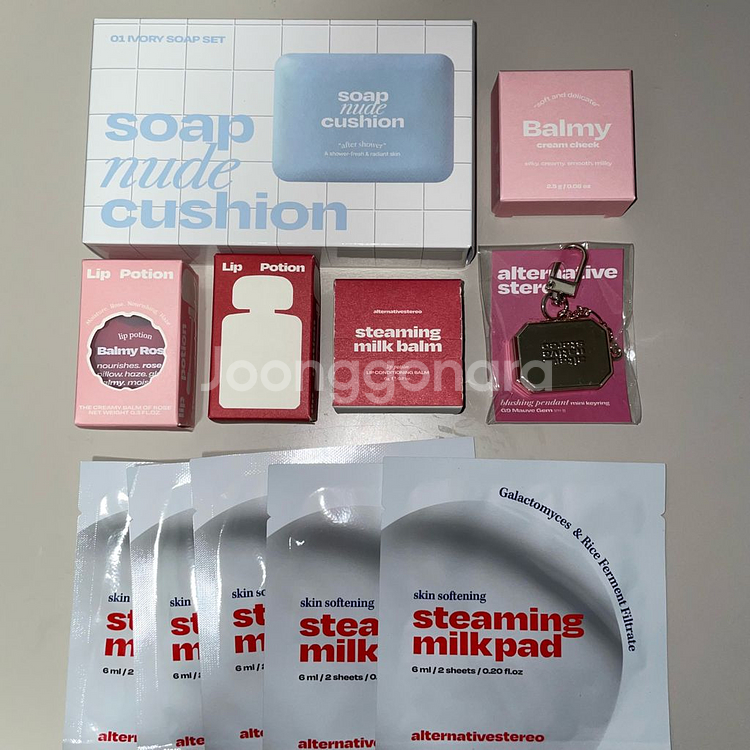 얼터너티브스테레오 여쿨 세트(쿠션+틴트+블러셔 등)--0