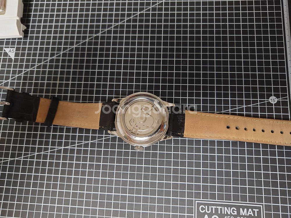 오리엔트 밤비노 블랙 38mm 오토매틱 시계--2