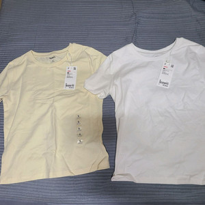 <일괄반택포> 스파오 코튼스판 세미 크롭 반팔 티셔츠