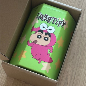 [미개봉새상품]케이스티파이 짱구 초코비 에어팟 케이스