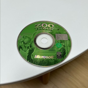 주타이쿤 확장팩 공룡 동물원 알 CD 박스X 최대 2장