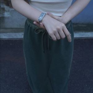 빈티지 체크바 워치
